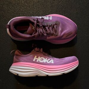 Hoka Women's Pink and Purple Athletic Shoes